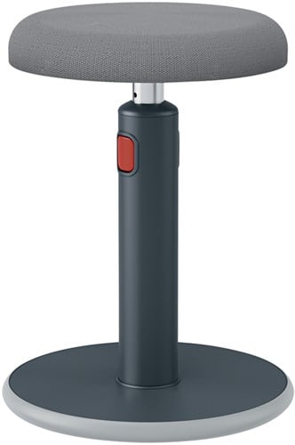 Zit-sta kruk Leitz Ergo Cosy grijs met active plate