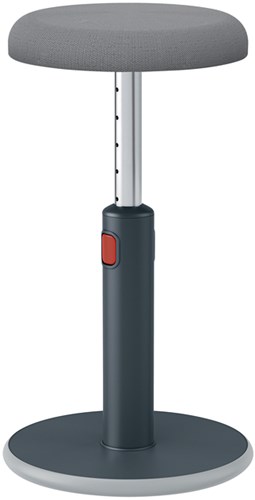 Zit-sta kruk Leitz Ergo Cosy grijs met active plate-2