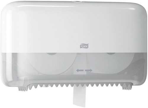 Dispenser Tork T7 voor hulsloos toiletpapier wit 558040-2