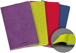 Notitieboek A5 gelinieerd assorti kleuren Aurora Capri