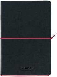 Notitieboek Aurora Tesoro A5 192blz lijn 80gr rood