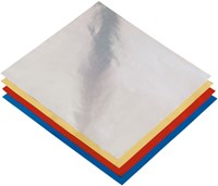 Vouwblaadjes Folia 15x15cm 50 vel alufolie assorti kleuren-3