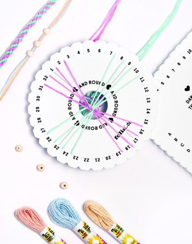 Armbanden maken kumihimo set inclusief 2 discs 16-delig-3