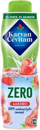 Siroop Karvan Cevitam aardbei 0% suiker 600ml