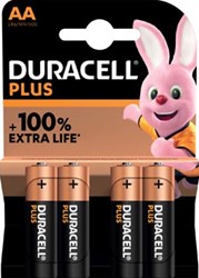 AA Batterij Duracell Plus 4