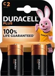 C batterij Duracell Plus 2xC