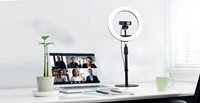Ringlamp Kensington L1000 Bicolour met webcam mount-2