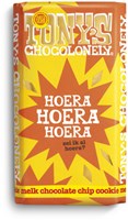Chocolade Tony's Chocolonely gefeliciteerd melk cocolate chipcookie reep 180gr-2