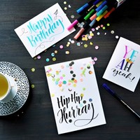 Edding metallic brushpen Mix e-1340 assorti set van 4 stuks-2