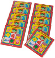 Vouwkartons vierkant 16x16cm 105gram assorti-1