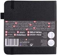 Schetsboek Sakura 80 zwarte vellen 140gr 120x120mm zwart-1