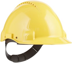 Veiligheidshelm 3M 53-62cm met pinverstelling geel
