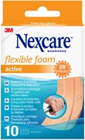 Waterbestendige pleisters Nexcare active flexible foam 6x10cm