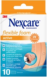 Waterbestendige pleisters Nexcare active flexible foam 6x10cm