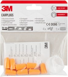 Oordoppen 3M verlaging geluidsniveau maximaal 37dB met opbergdoos 4 paar