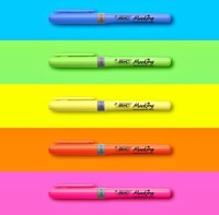 Markeerstift Bic grip Highlight your life assorti blik à 15 stuks-3