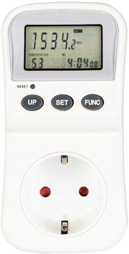 Energiekostenmeter digitaal voor stopcontact