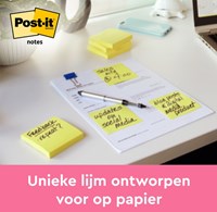 Memoblok 3M Post-it Z-Note R330 76x76mm geel-3