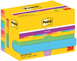 Memoblok 3M Post-it 622 Super Sticky 476x476mm PLAY