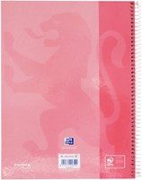 Notitieboek Oxford Classic Europeanbook A4+ 4-gaats lijn 80vel roze-1