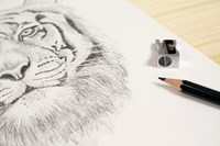 Puntenslijper Westcott aluminium enkel kegelvorm-3