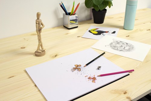 Puntenslijper Westcott aluminium enkel kegelvorm-2