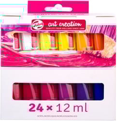 Acrylverf Talens Art Creation 12ml set à 24 kleuren