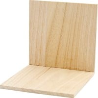 Boekensteun hout 15x15x15cm Creotime