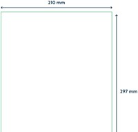 Etiket Qbasic A4 1.000 vel 210x297mm 1000 labels-2