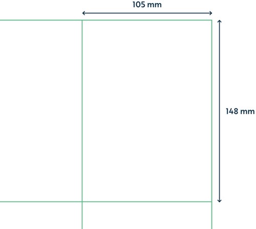 Etiket Qbasic A4 1.000 vel 105x148mm 4000 labels-2
