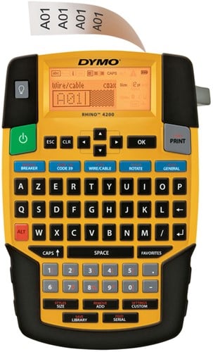Labelprinter Dymo Rhino 4200 azerty in koffer-3