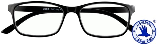 Leesbril I Need You +2.50 dpt Luca zwart