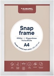 Kliklijst Europel A4 25mm mat wit
