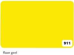Etalagekarton folia 48x68cm 380gr nr911 fluor geel