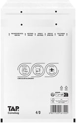 Comebag luchtkussenenveloppen 180 x 265 mm met stripsluiting wit doos van 100 stuks