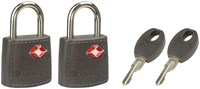 Hangslot Masterlock 2 gelijksluitend ABS cover TSA assorti in willekeurige kleur 30mm