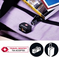 Hangslot Masterlock 2 gelijksluitend aluminium TSA zwart 30mm-2