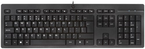 Toetsenbord HP 125 Qwerty zwart