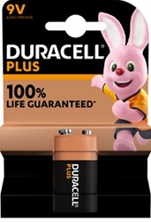 9 volt batterij Duracell Plus 1