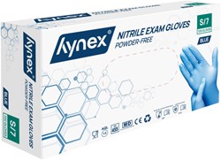 Handschoen Hynex maatS nitril blauw pak à 100 stuks