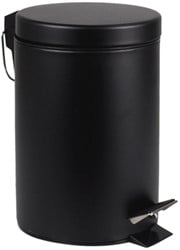Pedaalemmer 3 liter zwart