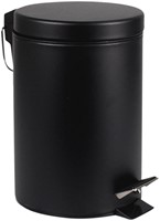 Pedaalemmer 12 liter zwart
