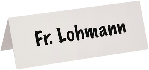 Tafelnaambord MAUL karton 21x75cm wit 100stuks-2