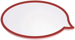 Flashcards MAUL ballon 11x19cm wit 50stuks