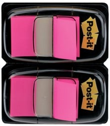 Indextabs 3M Post-it 680 25.4x43.2mm duopack roze