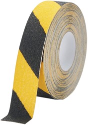 Anti slip tape Grip+ 50 mm x 15 m geel/zwart intensief gebruik
