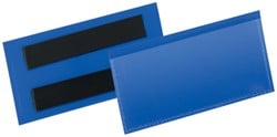 Documenthouder magnetisch 100x38mm blauw