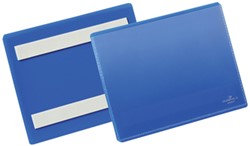Documenthoes Durable zelfklevend A6 liggend blauw
