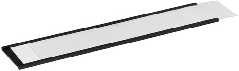 Etikethouder Durable magnetisch 200x40mm antraciet