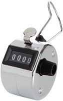 Handteller Perel met cijfers 0 tot 9999 zilver-2